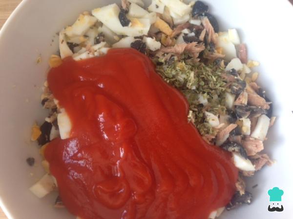 Receta de Lasaña de atún y huevo - Paso 5