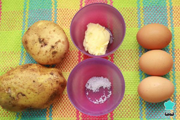 Receta de Papas duquesas al horno - Paso 1