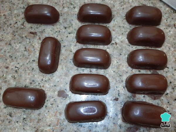Receta de Chocotejas de coco - Paso 9