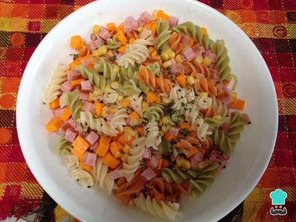 Receta de Ensalada de pasta con fruta - Paso 3