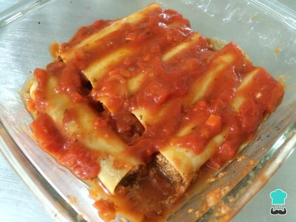 Receta de Canelones de carne para niños - Paso 4