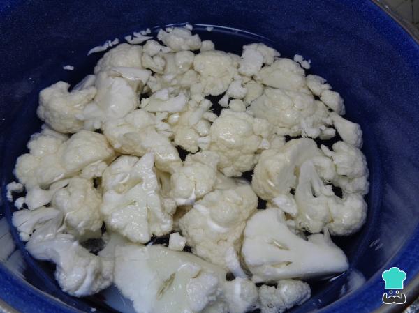 Receta de Budín de coliflor con carne molida - Paso 2