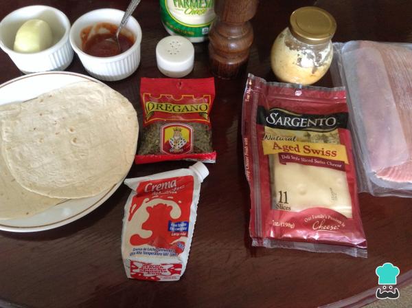 Receta de Pizza carbonara - Paso 1