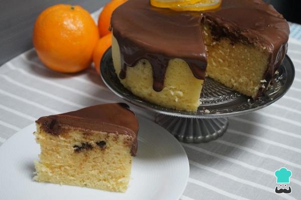 Recetas de postres en microondas fáciles - Bizcocho de naranja en microondas