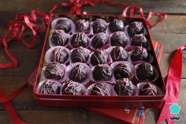 Postres para San Valentín - Bombones de chocolate para San Valentín