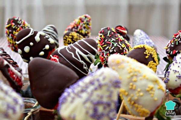 Postres para San Valentín - Fresas con chocolate para San Valentín