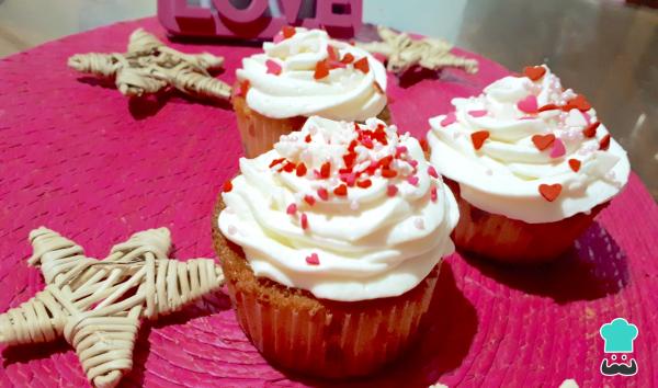 Postres para San Valentín - Cupcakes de San Valentín