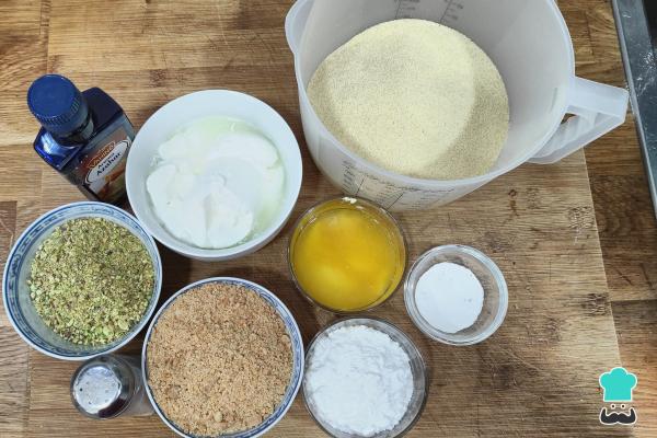 Receta de Basbousa - Paso 2