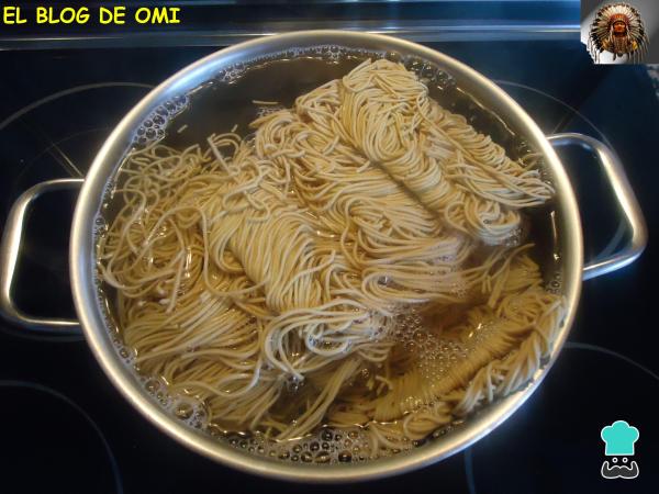 Receta de Fideos chinos a la Birmana - Paso 1