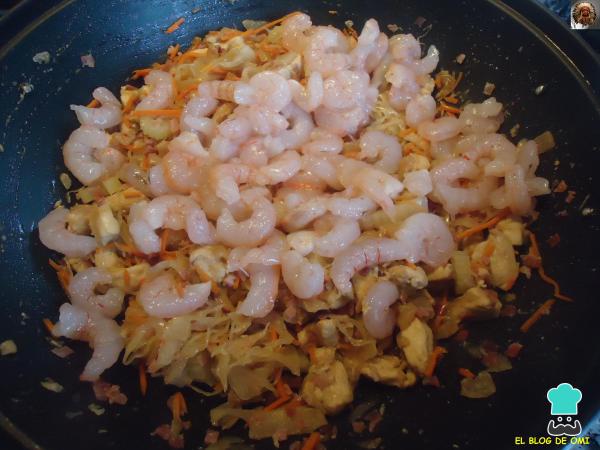 Receta de Fideos chinos a la Birmana - Paso 5