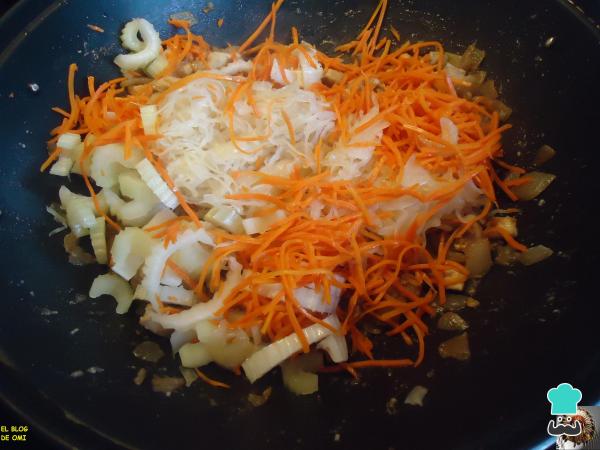 Receta de Fideos chinos a la Birmana - Paso 4