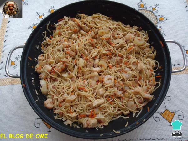 Receta de Fideos chinos a la Birmana - Paso 6