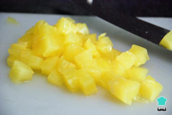 Receta de Ensalada tropical de piña - Paso 3