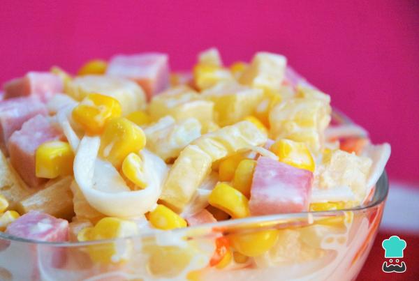 Receta de Ensalada tropical de piña - Paso 6