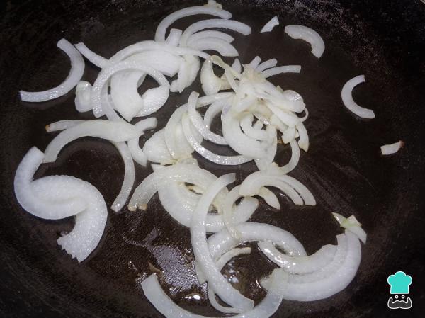 Receta de Papas con pollo deshebrado - Paso 5