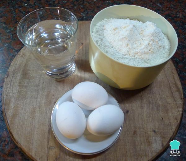 Receta de Espaguetis caseros - Paso 1