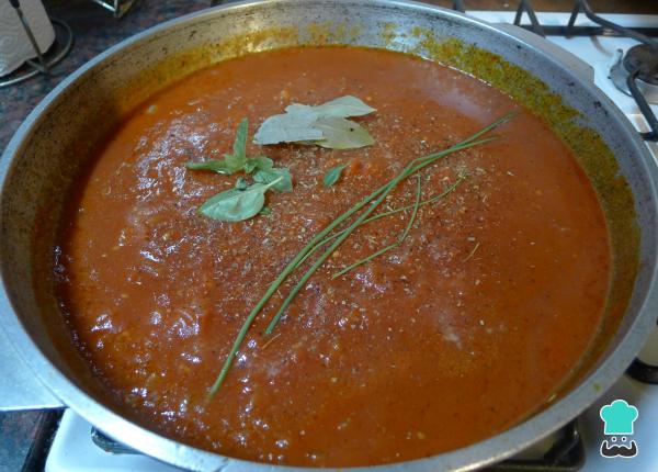Receta de Espaguetis caseros - Paso 8