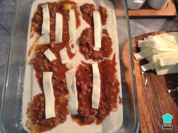 Receta de Lasaña de carne - Paso 7