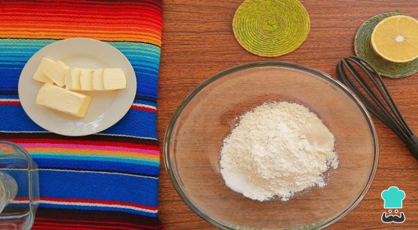 Receta de Gaznates - Paso 1