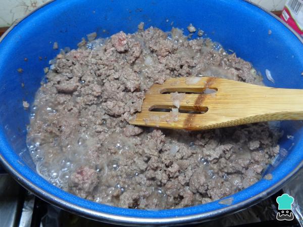 Receta de Pimiento relleno de carne molida - Paso 4