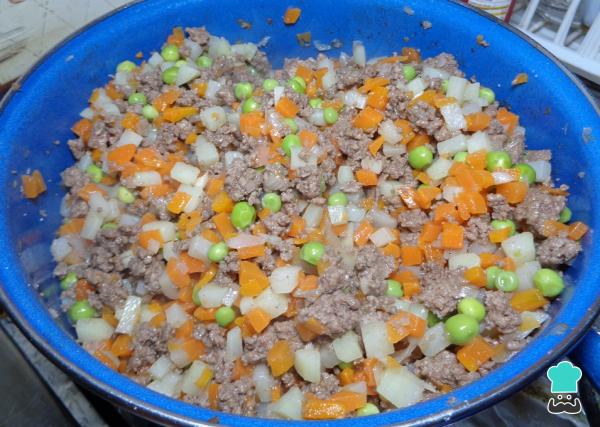 Receta de Pimiento relleno de carne molida - Paso 6