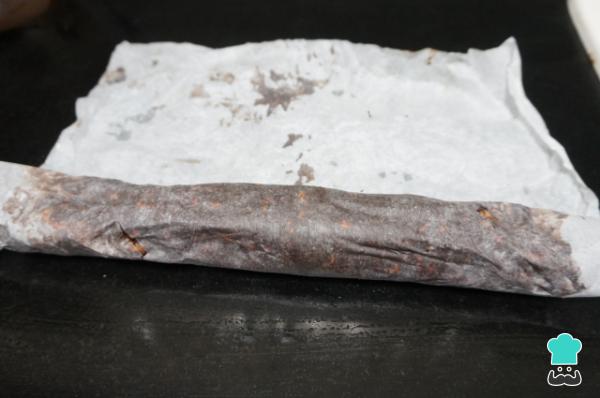 Receta de Salchichón de chocolate - Paso 5