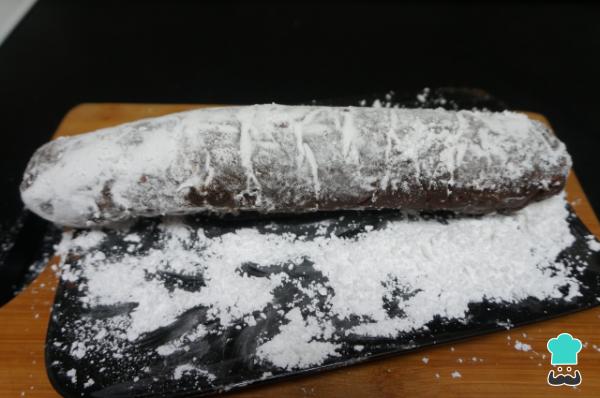 Receta de Salchichón de chocolate - Paso 7