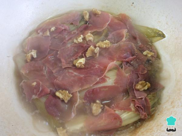 Receta de Endivias con roquefort y jamón - Paso 3