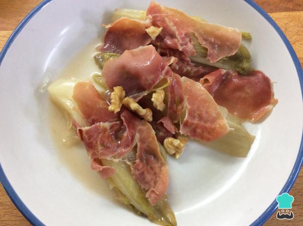 Receta de Endivias con roquefort y jamón - Paso 4