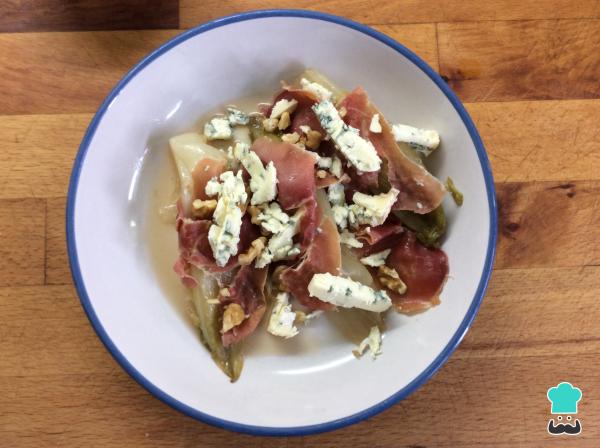 Receta de Endivias con roquefort y jamón - Paso 5