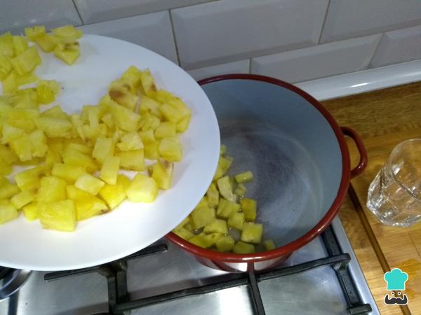 Receta de Mermelada de piña - Paso 2
