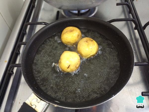 Receta de Papas criollas fritas - Paso 3