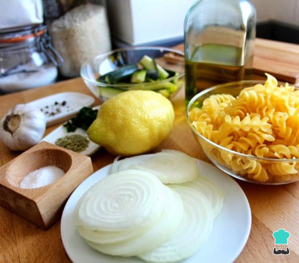 Receta de Pasta con calabacín - Paso 1