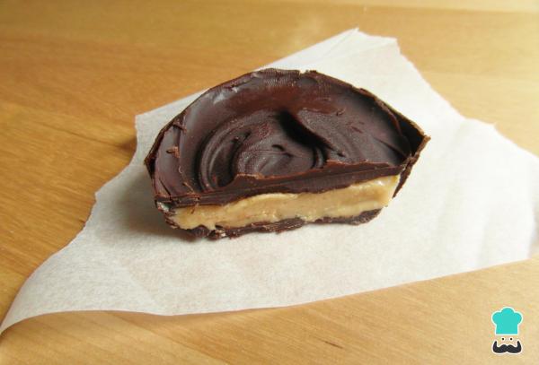 Receta de Bombones de chocolate y crema de cacahuete - Paso 8