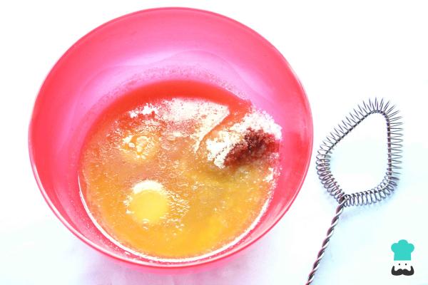 Receta de Brownie de chocolate y naranja - Paso 1