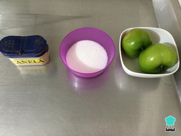 Receta de Mermelada de tomate verde - Paso 1