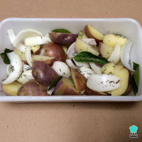 Receta de Patatas cajún - Paso 3