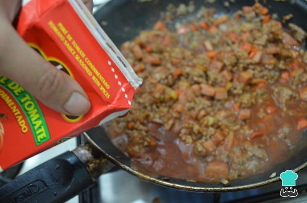 Receta de Papa rellena de carne - Paso 5