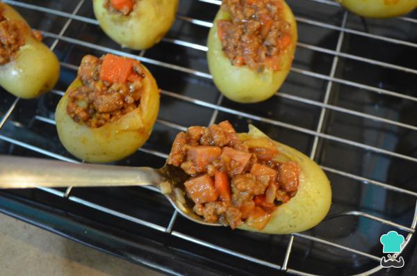 Receta de Papa rellena de carne - Paso 6
