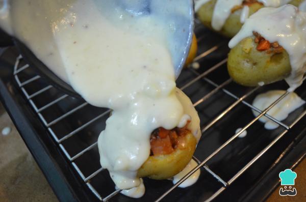 Receta de Papa rellena de carne - Paso 9