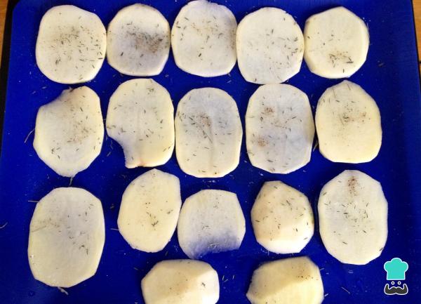 Receta de Patatas asadas al horno - Paso 4