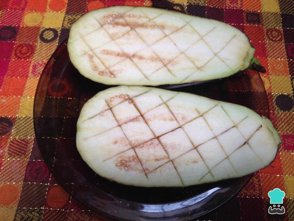 Receta de Berenjenas rellenas de calabaza y anchoas - Paso 2