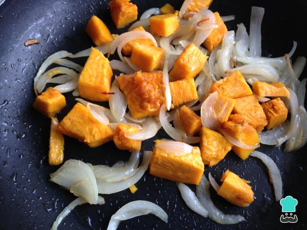 Receta de Berenjenas rellenas de calabaza y anchoas - Paso 4