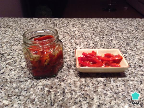 Receta de Morrón ahumado. - Paso 8
