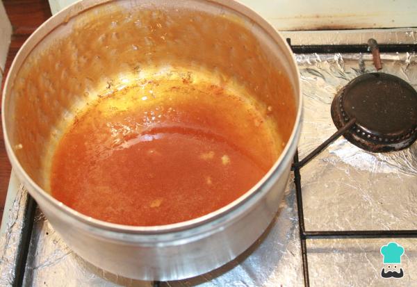 Receta de Flan de requesón casero - Paso 3