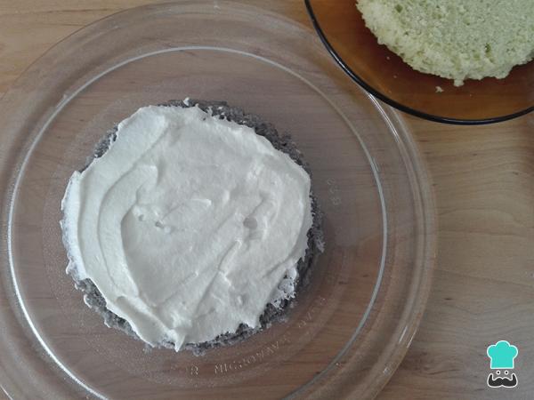 Receta de Pastel arcoíris - Paso 13