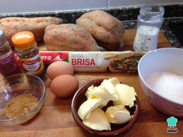 Receta de Pastel de boniato americano - Paso 1