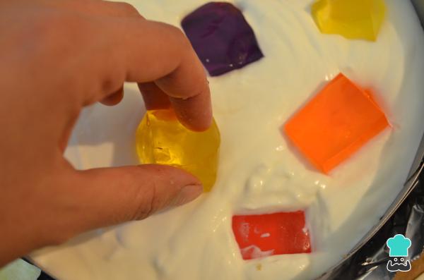 Receta de Pastel de gelatina mosaico - Paso 10