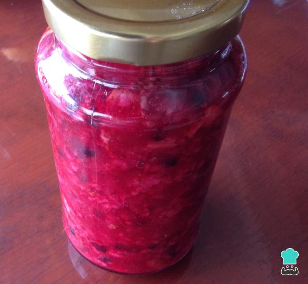 Receta de Mermelada de frutos rojos sin azúcar - Paso 7