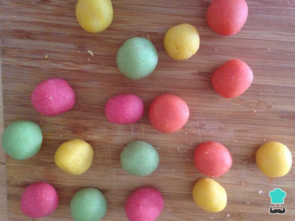 Receta de Frutas de mazapán - Paso 4